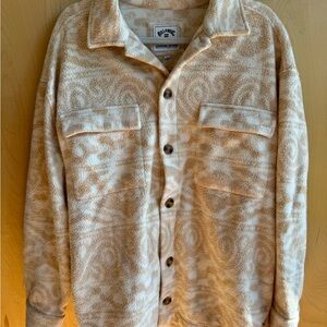 Sherpa Patterned Shirt Jacket Billabong Women’s